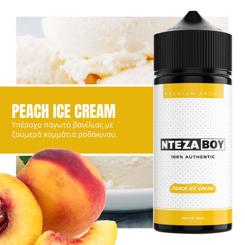Peach ice cream 25ml (120ml)